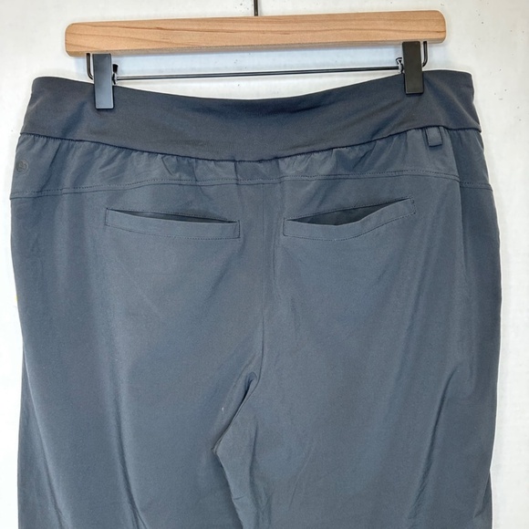 Zella Black Zelflex Lightweight 4 way stretch cropped pants size Large - Picture 5 of 11